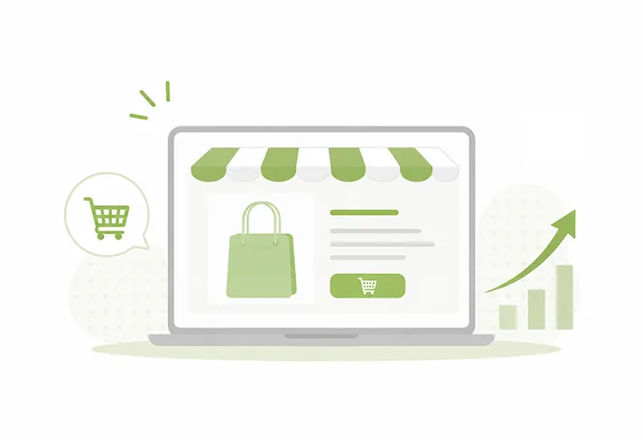 カート付きの商品ページイメージ